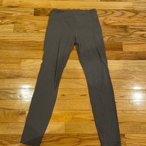 Kids athleta leggings dark grey size 12